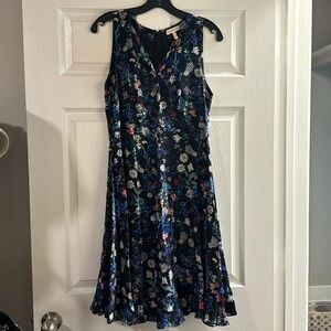 Rebecca Taylor Floral Silk Dress Size 6